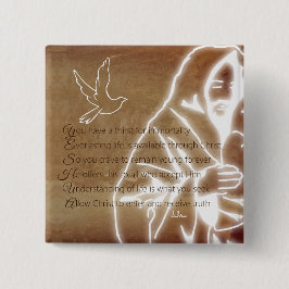 Chapa Cuadrada YESHUA Messiah Jesus Christ Christian Poem