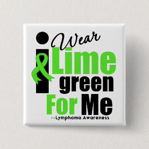 Chapa Cuadrada Yo Llevo Lime Green Por Mí