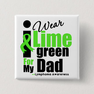 Chapa Cuadrada Yo Llevo Lime Green Por Mi Papá
