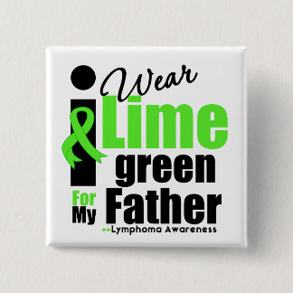 Chapa Cuadrada Yo Uso Lime Green Para Mi Padre