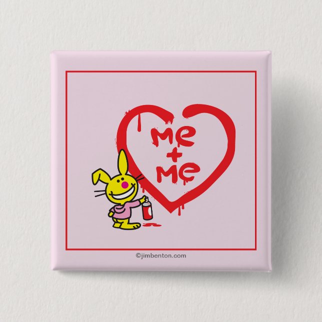 Chapa Cuadrada Yo + Yo (Anverso)