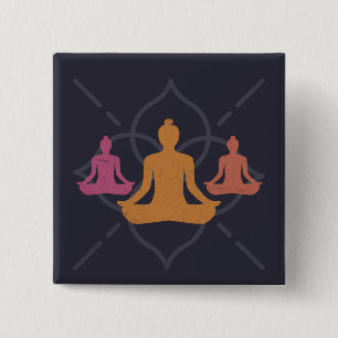 Chapa Cuadrada Yoga