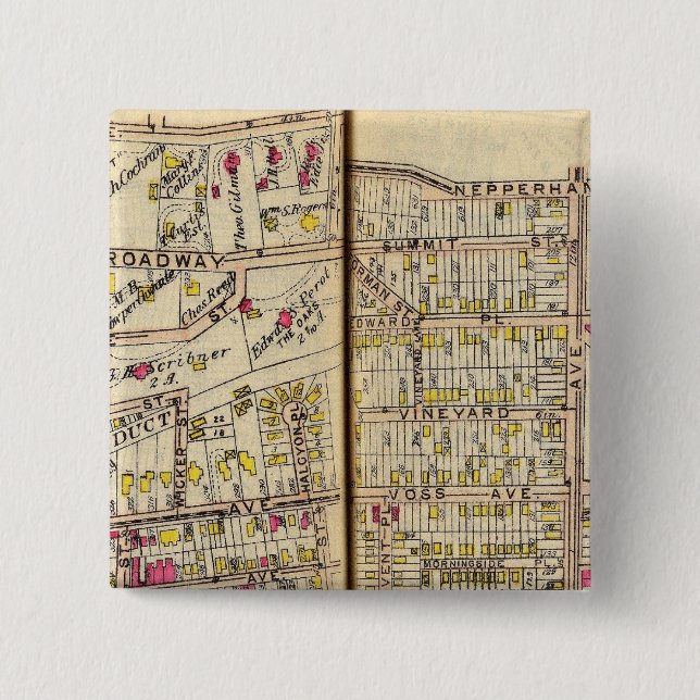 Chapa Cuadrada Yonkers, Nueva York 9 (Anverso)