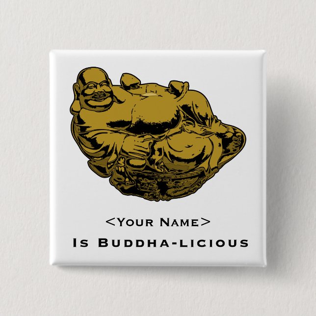 Chapa Cuadrada <Your Name>Es cruel con el Buda (Anverso)