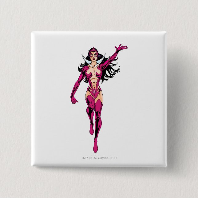 Chapa Cuadrada Zafiro de estrella 4 (Anverso)