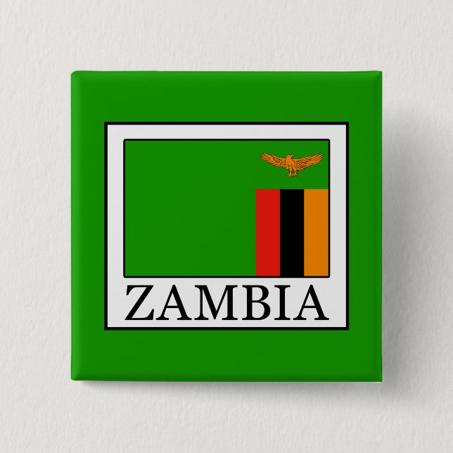 Chapa Cuadrada Zambia (Anverso)