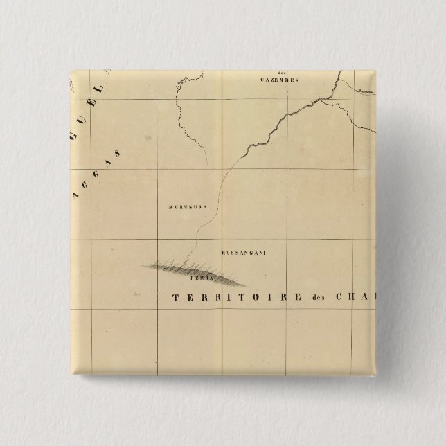 Chapa Cuadrada Zambia, África 45 (Anverso)