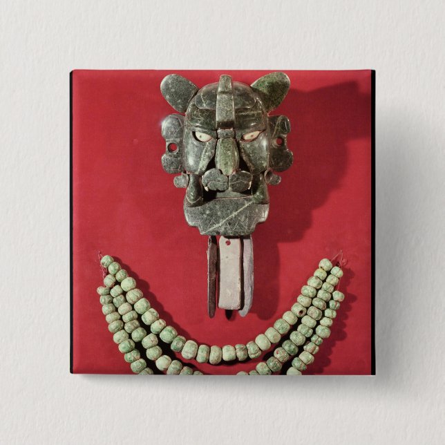 Chapa Cuadrada Zapotec pectoral la forma de representación de la (Anverso)