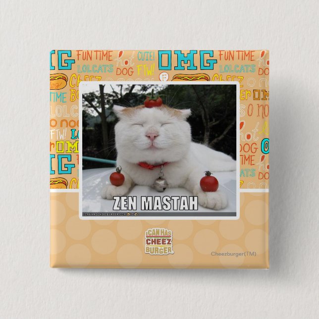 Chapa Cuadrada Zen Mastah (Anverso)