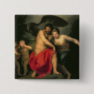 Chapa Cuadrada Zeus y Hera en el soporte Ida, 1775