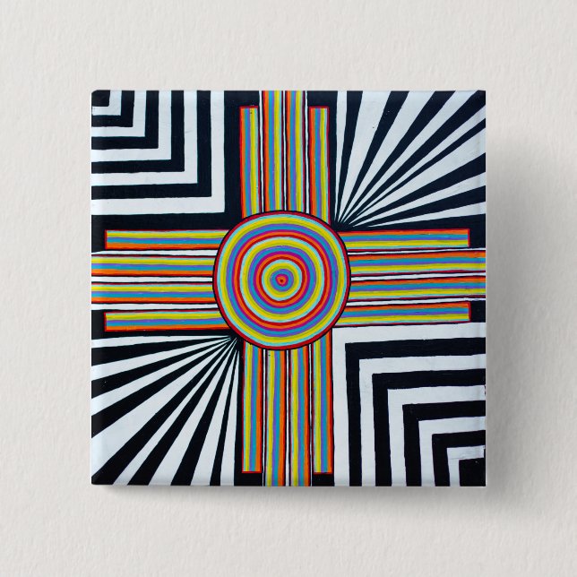 Chapa Cuadrada Zia de Laci (Anverso)