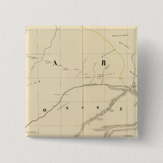 Chapa Cuadrada Zimbabwe, África 46 (Anverso)