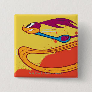 Chapa Cuadrada Zooming Roadrunner