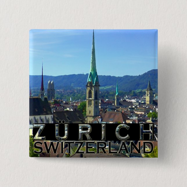 Chapa Cuadrada Zúrich (Anverso)