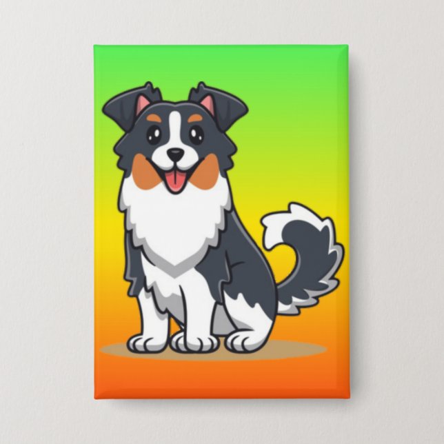 Chapa Cute Australian Shepherd-23144 (Anverso)