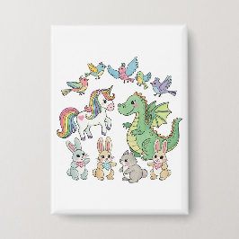 Chapa Cute Fantasy Friends – Birthday Button for Kids