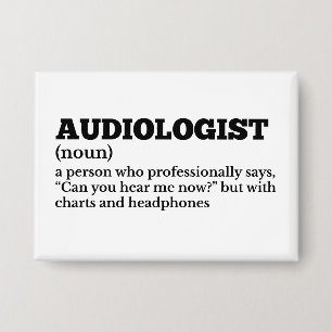 Chapa Definición de humor de audiólogo