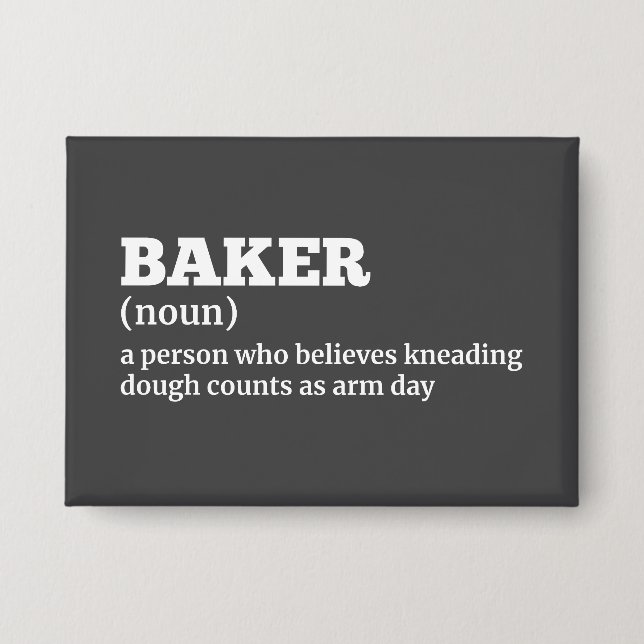 Chapa Definición de humor de Baker (Anverso)