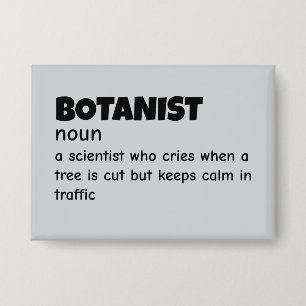 Chapa Definición divertida de Botany Nerd