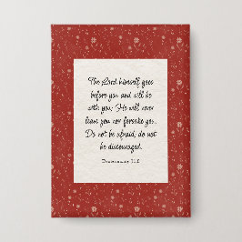 Chapa Deuteronomio 31:8 Biblia Verse Image