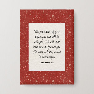 Chapa Deuteronomio 31:8 Biblia Verse Image