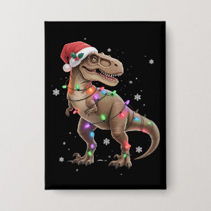 Chapa Dinosaur T-rex Árbol Navidad Xmas Mascota Dino Tre