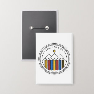 Chapa Diseño de Camiseta para Maestros - Regreso a la Es