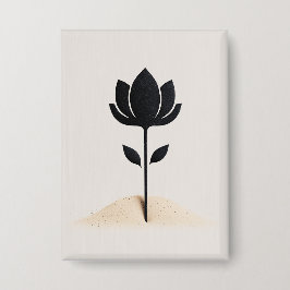 Chapa Diseño de flores abstractas