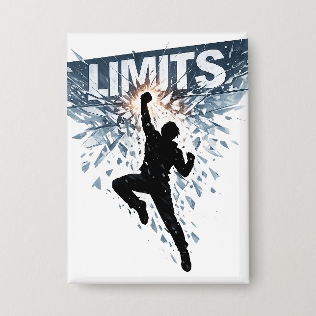 Chapa Diseño de motivación sin límites (Anverso)