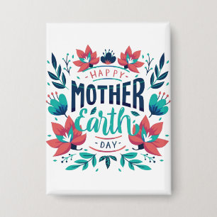 Chapa Diseño del Día de la Madre Tierra - 23184