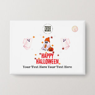 Chapa Diseño espeluznante personalizable Feliz Halloween