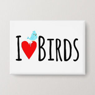 Chapa  Divertido Me Encantan Los Pájaros 