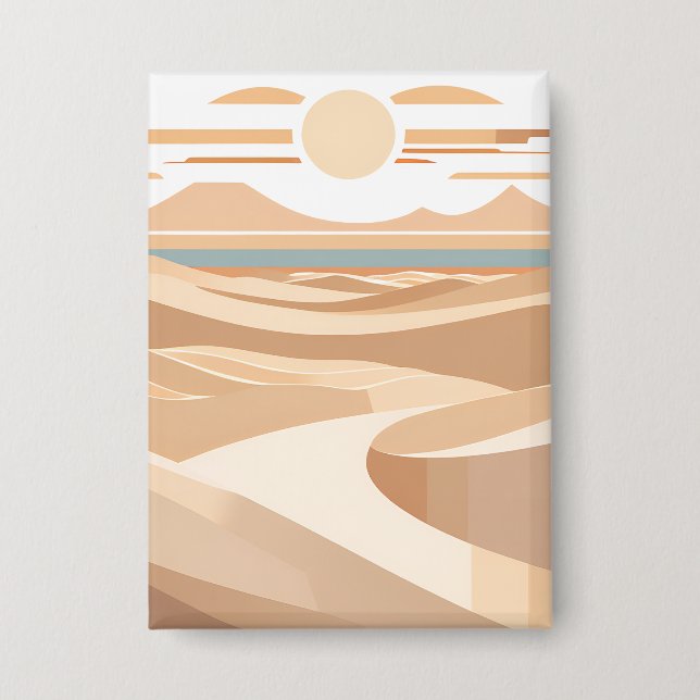 Chapa El desierto geométrico (Anverso)