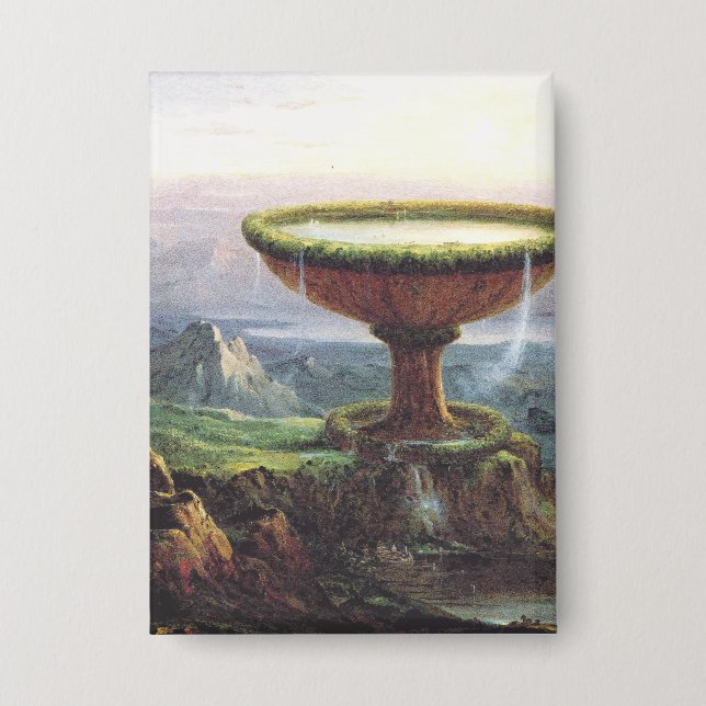 Chapa El goblet del Titan de Thomas Cole (Anverso)