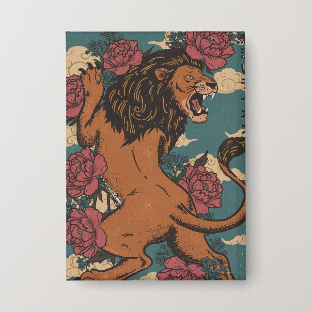Chapa El León Agraciado (Anverso)