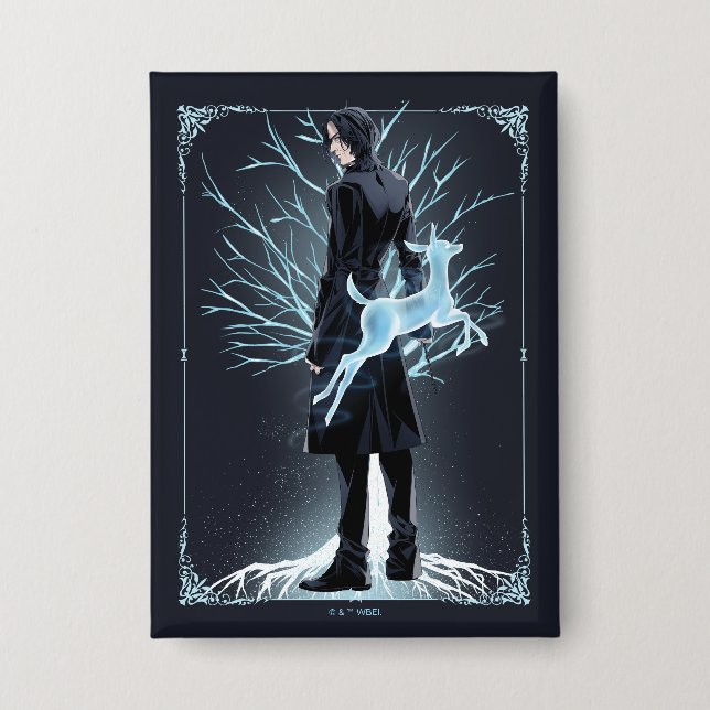 Chapa El Patronus Cierva de Severus Snape (Anverso)