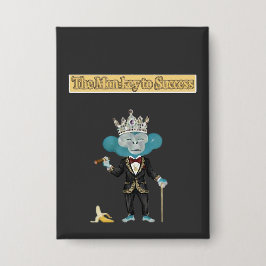 Chapa El regalo de la llave del mono para el éxito 