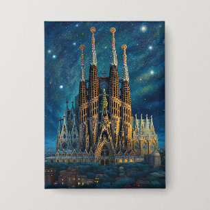 Chapa El sueño estrellado de Gaudí   Barcelona Sagrada F