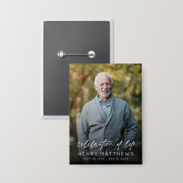 Chapa Elegant Celebration of Life Script Photo Funeral 