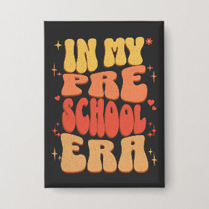 Chapa En mi edad preescolar de vuelta a la escuela prees