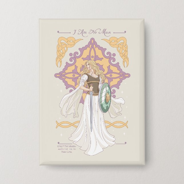 Chapa Éowyn "I Am No Man" Battle-Ready Graphic (Anverso)