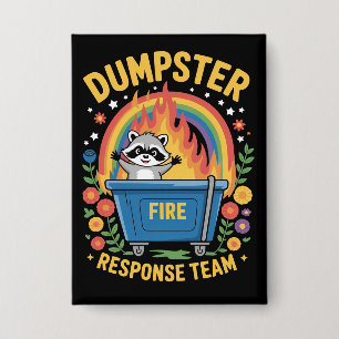 Chapa Equipo de Respuesta de Incendio de Contenedor Meme