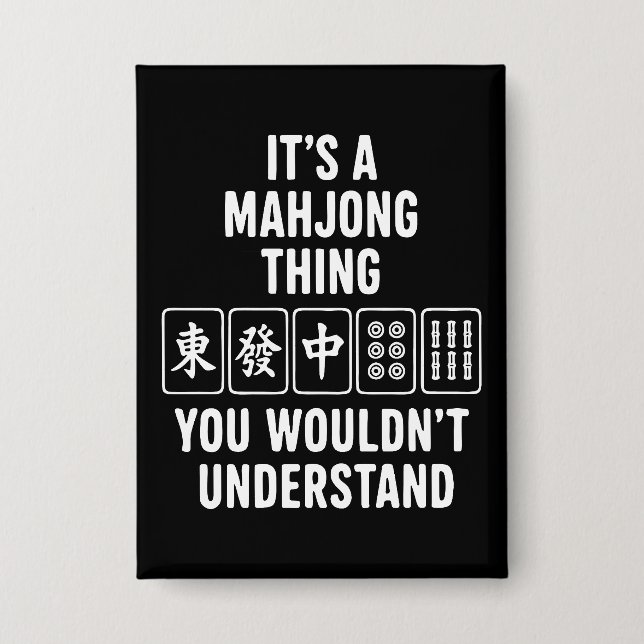 Chapa Es algo de Mahjong que no entenderías (Anverso)