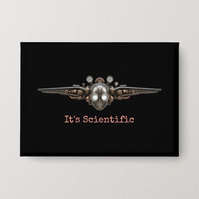 Chapa Es Cientifico Pin (Anverso)