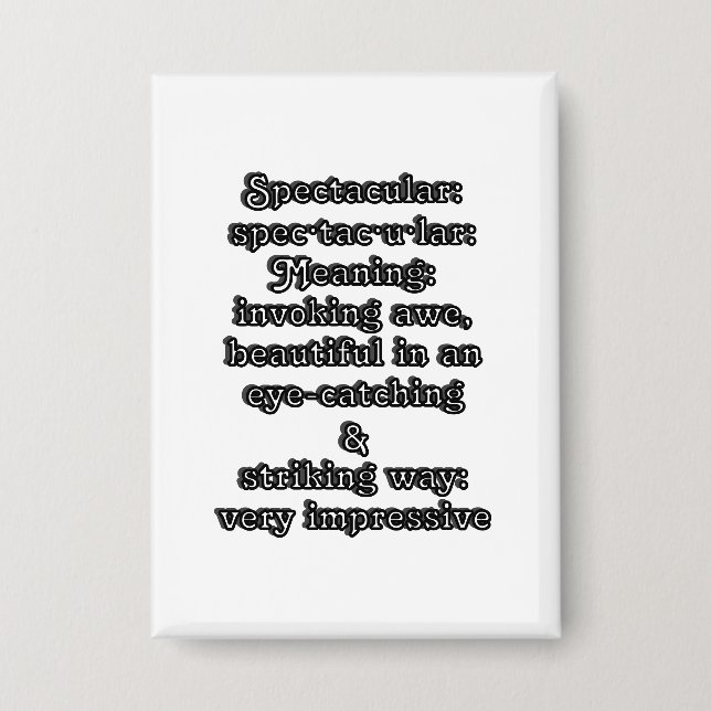 Chapa Espectacular: especificación de definición・tac・u・l (Anverso)