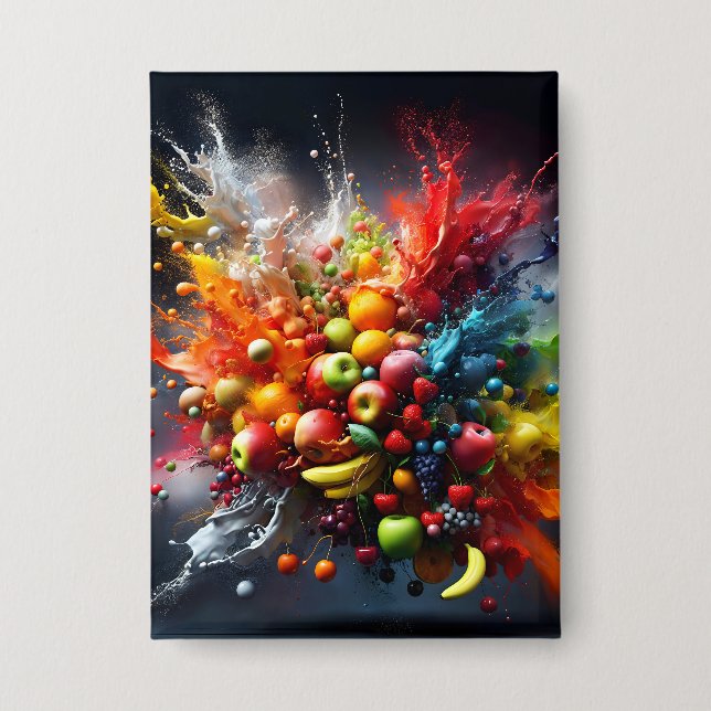 Chapa Explosión de frutas (Anverso)