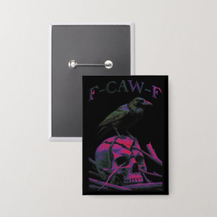 Chapa F-Caw-F Funny Black Crow Bird