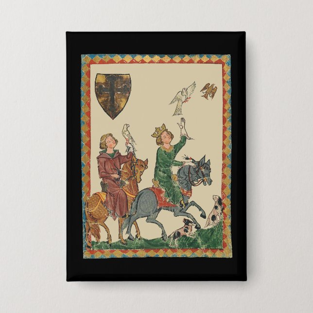 Chapa Falconry, 14th Century Codex Manesse (Anverso)