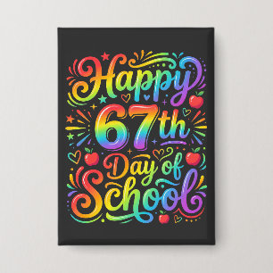 Chapa Feliz 67º Día del Maestro Arcoíris de la Escuela