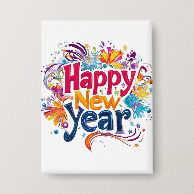 Chapa Feliz Año Nuevo (Anverso)